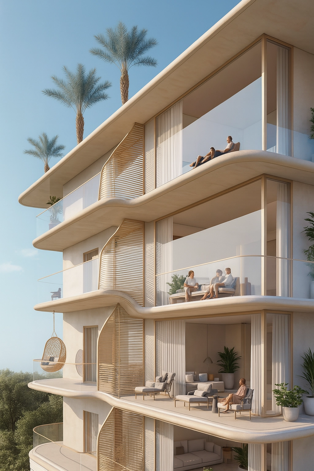 Modern Dubai apartment interior