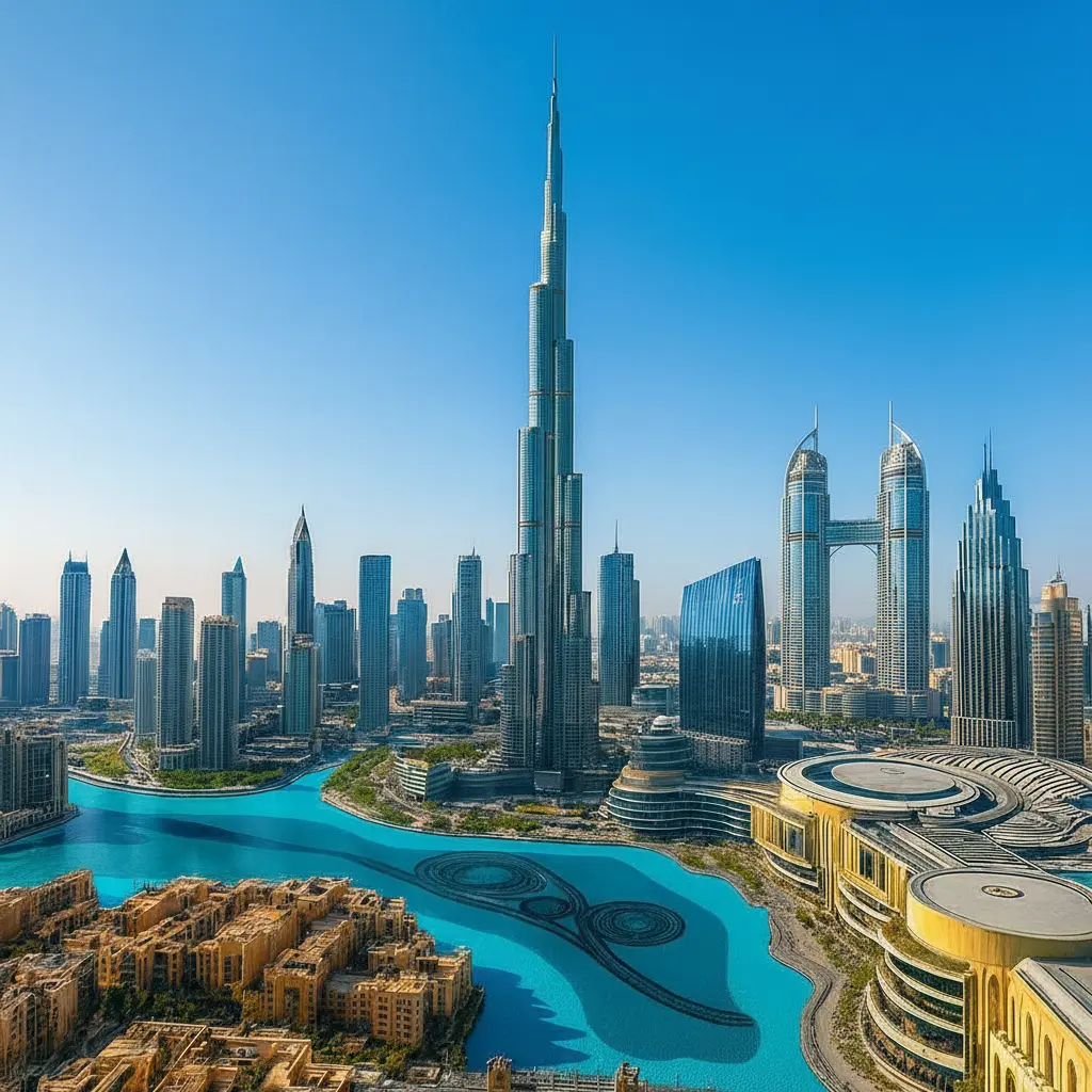 Downtown Dubai skyline