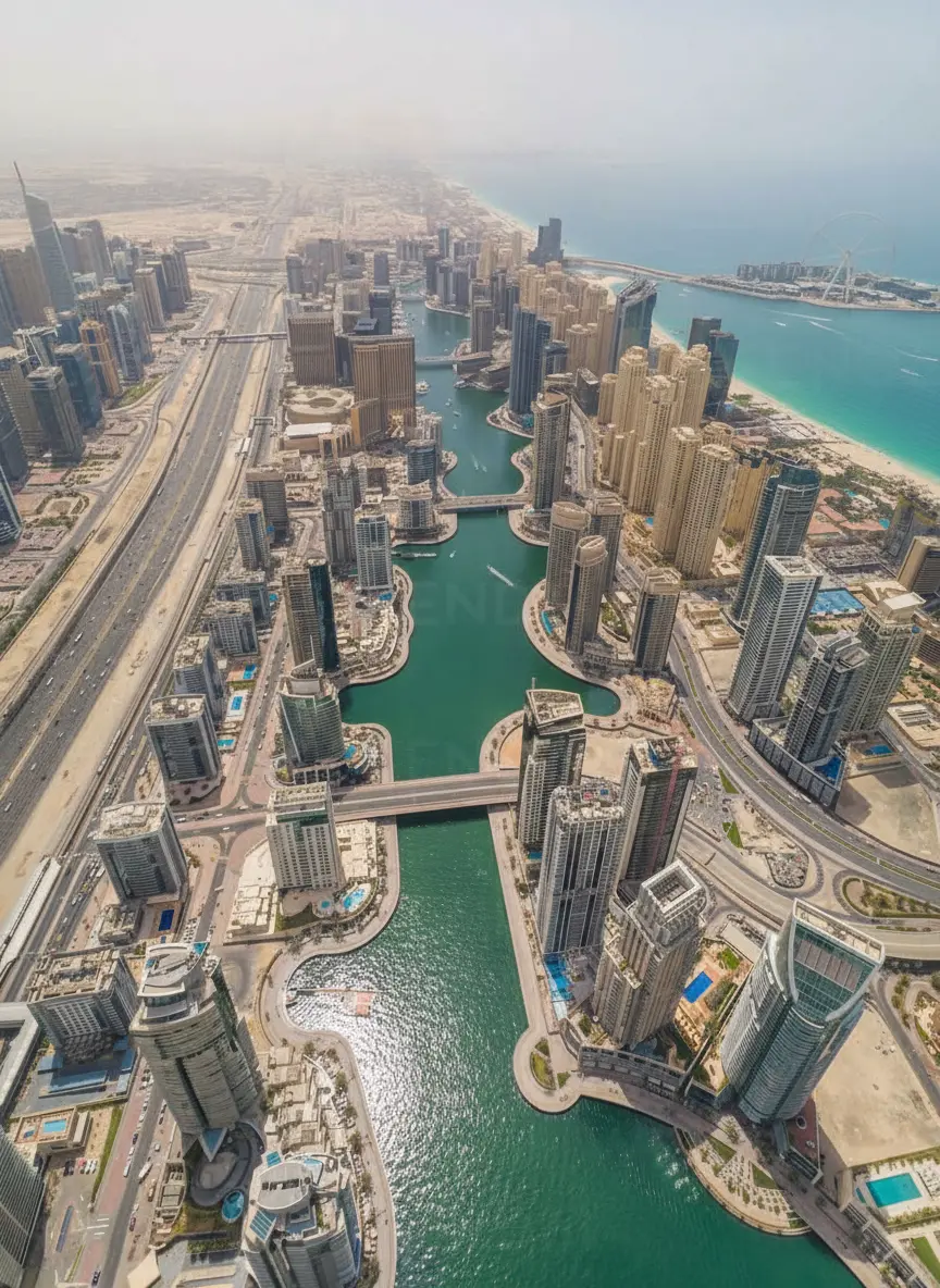 Dubai Marina waterfront